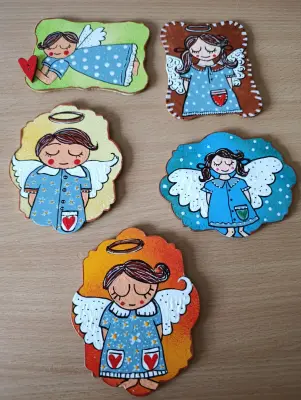Ručně malovaná magnetka 