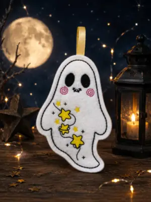 Podzimní vyšívaný perníček 1
