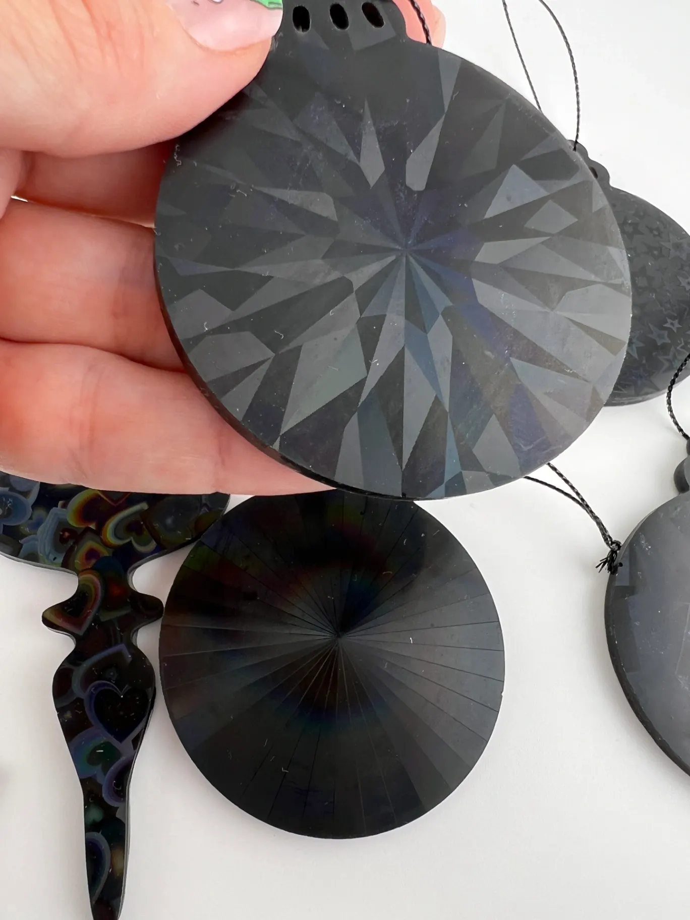 Sada vánočních ozdob, pryskyřice, 8 kusů 5