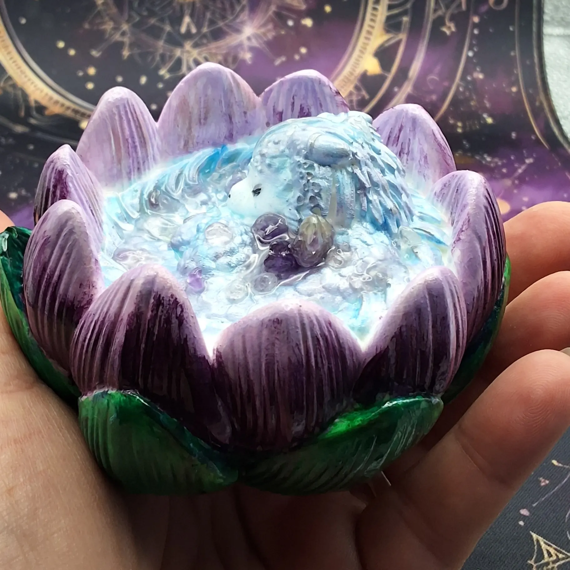 Orgonitové těžítko - Křišťálový dráček 4